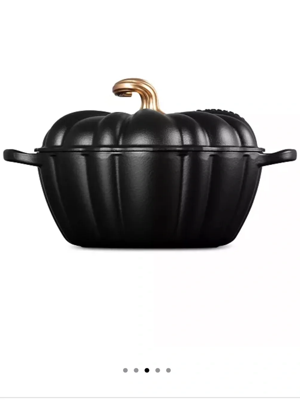 Le Creuset Enameled Cast Iron Signature 4 Qt. Pumpkin Dutch Oven with Lid